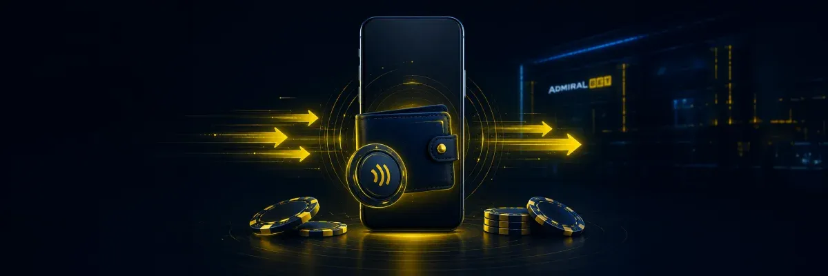 deposit and withdrawals with Google Pay at AdmiralBet